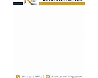 Crearé un membrete personalizado, plantilla de membrete, membrete de empresa, membrete personal, membrete, plantilla de membrete