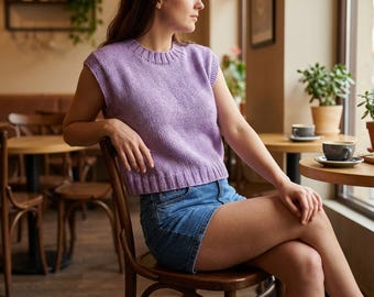 Crochet Oversized Tunic Top Pattern (PDF Download)