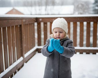 Beginner Friendly Mittens PDF, Knitted Mittens Pattern, Easy Knit Gloves