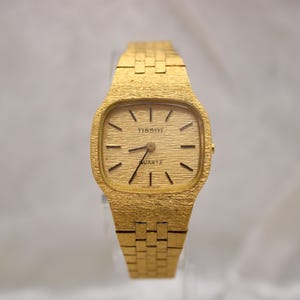 Vintage tissot gold womens watch - Etsy 日本