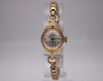 Vintage Oris Super ladies gold plated swiss mechanical hand-wind 17 jewel dress watch