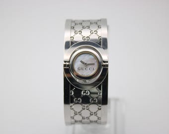 素晴らしいレディース ヴィンテージ GUCCI モデル 1900L ステンレス