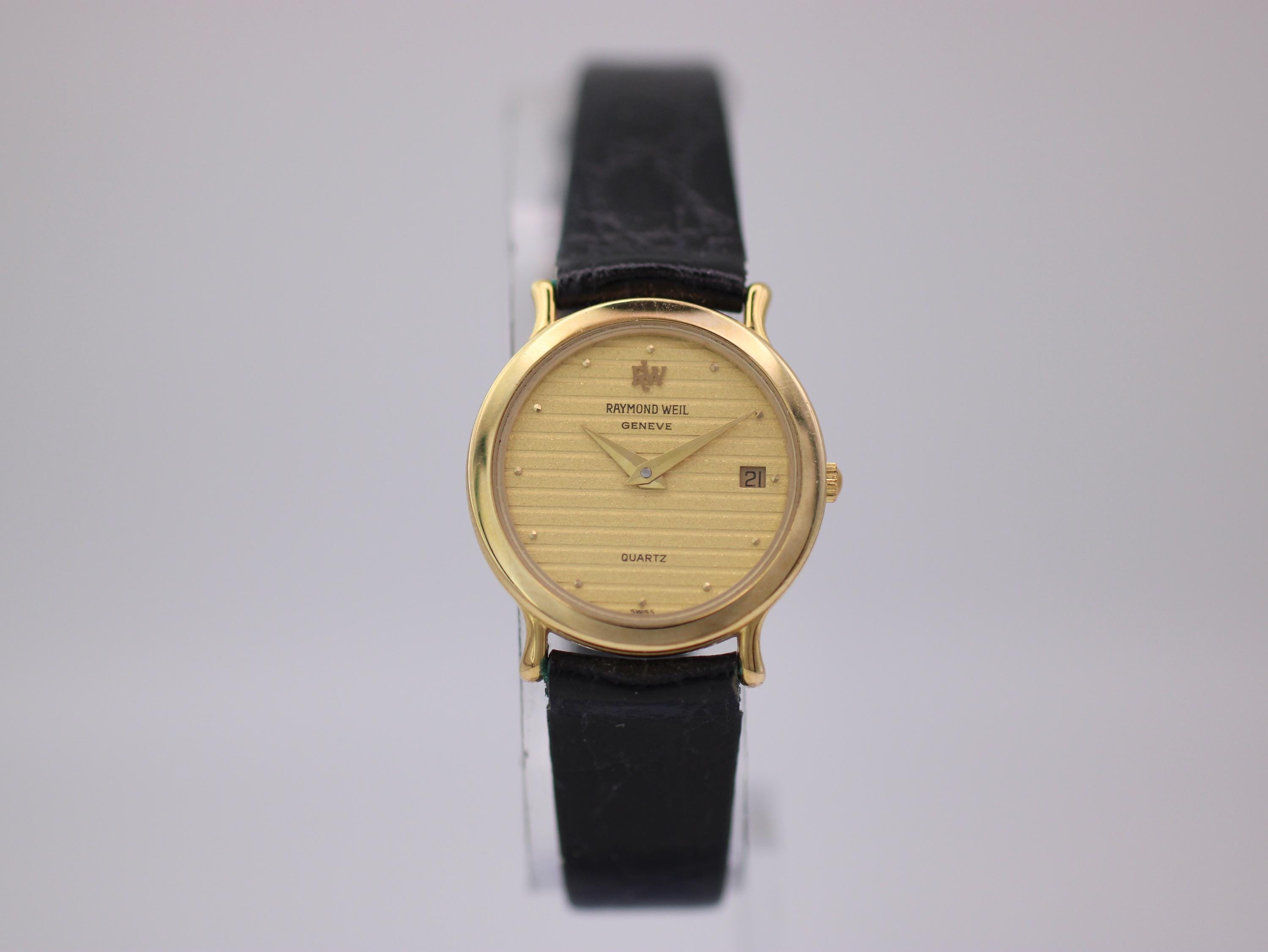 Raymond weil 18k gold watch - Etsy 日本
