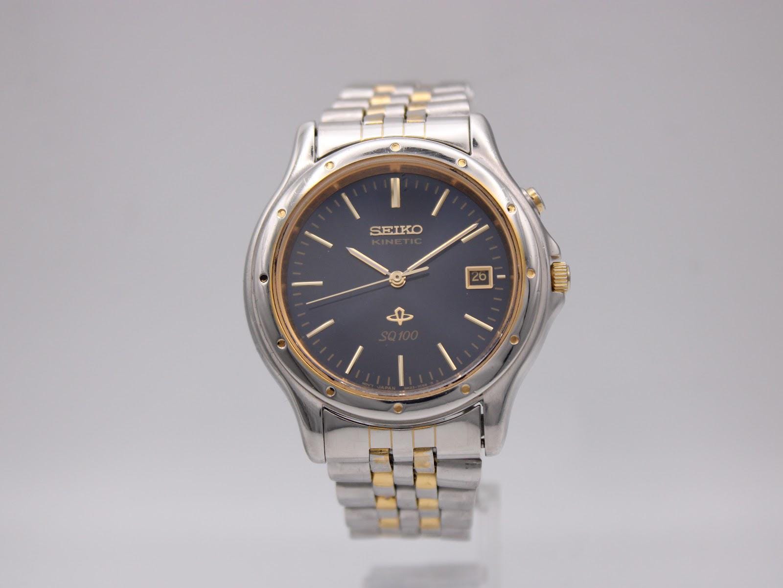 Seiko Kinetic Titanium Watch - Etsy Canada