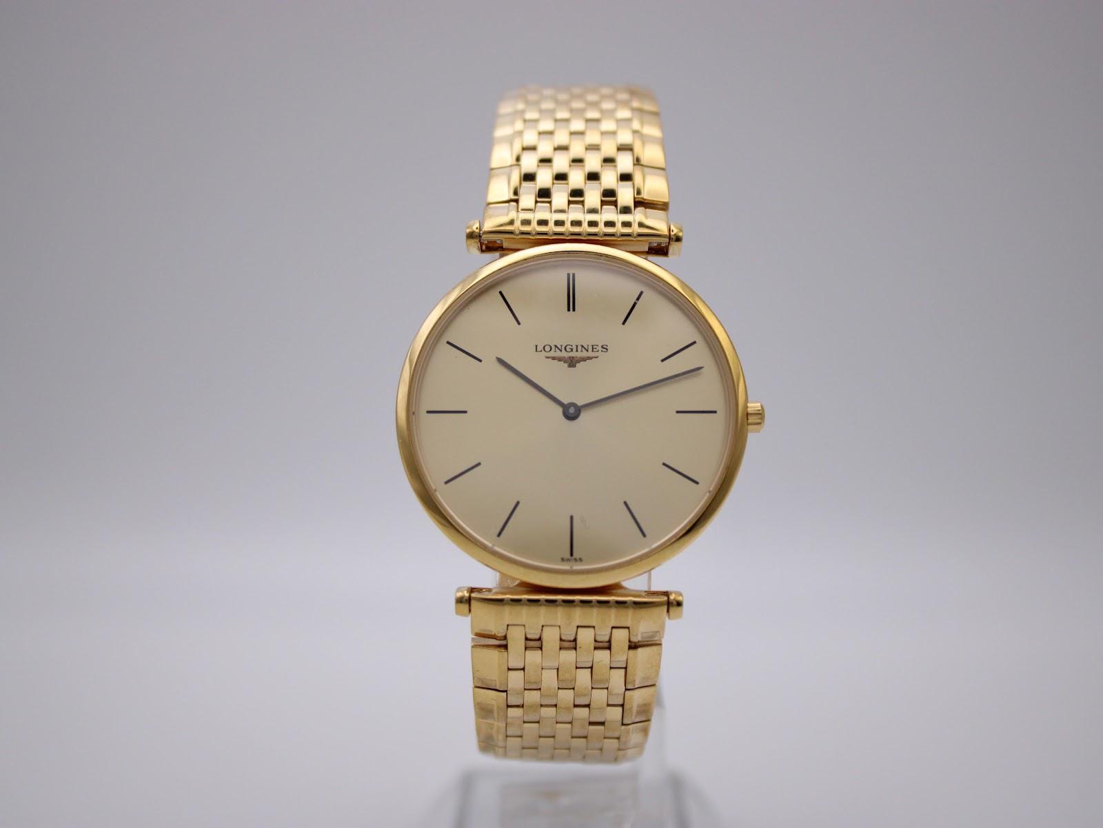 18k gold longines - Etsy 日本