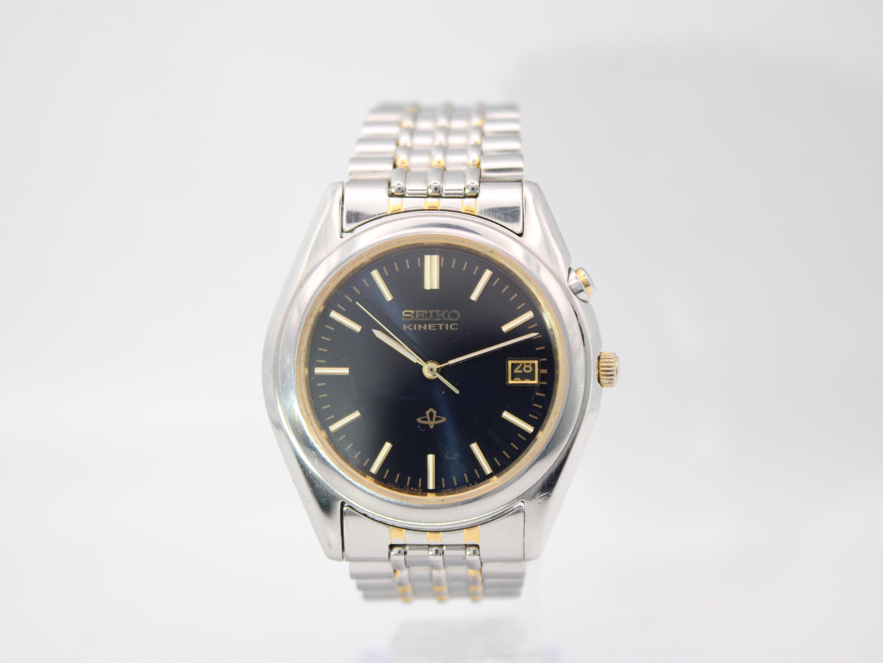 Seiko kinetic 5m42 - Etsy 日本