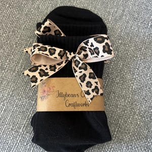 Pilates Grip Socks with Bow