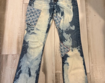 Seven 7 Upcrafted Bleached Design Jeans size 29