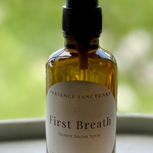 First Breath | Eucalyptus Shower Spray for Refreshing, Spa-Like Steam Ritual