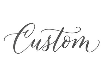Custom Order for Saima - Peel Stick Canvas- 75x68
