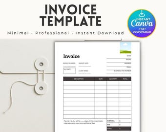 Editable Invoice Template For Google Docs, MC Word Invoice Template For Small Business, Excel Invoice Template, Small Business Bookkeeping