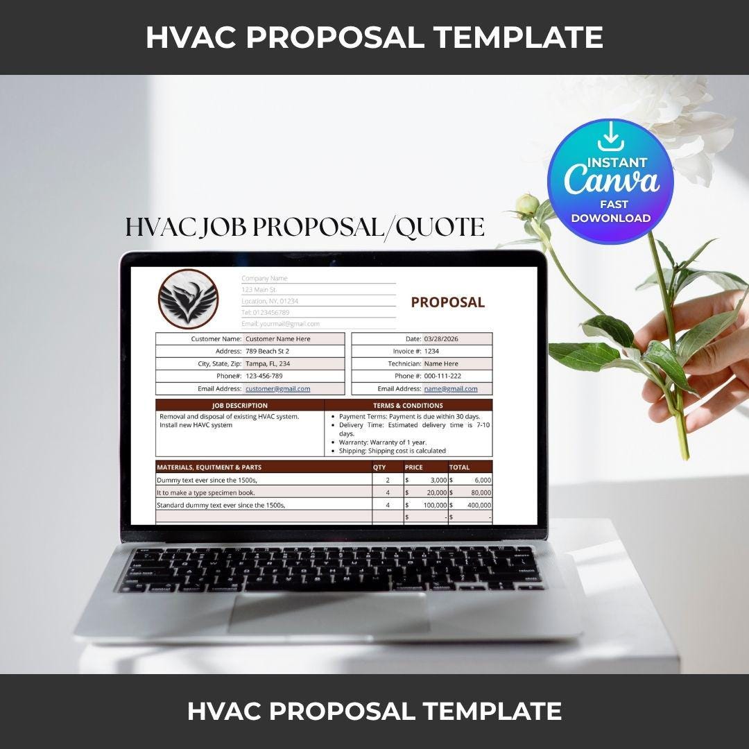 Image 2 for Hvac Proposal Template