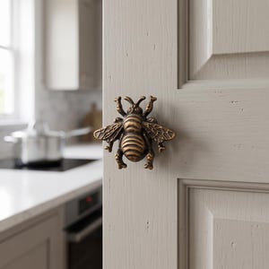 Bienen-Schrankknöpfe, Schubladengriffe, Insekten-Beschläge, dekorative Möbelgriffe, Küchenschrankknöpfe, Kommodenknöpfe, Vintage-Wohndeko, einzigartige Aufwertung