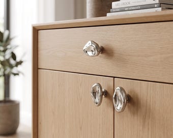Pomello per mobile a forma di nuvola, accessorio per mobili unico, maniglia decorativa per cassetti, maniglia moderna per armadi, aggiornamento minimalista per cassettiere da cucina