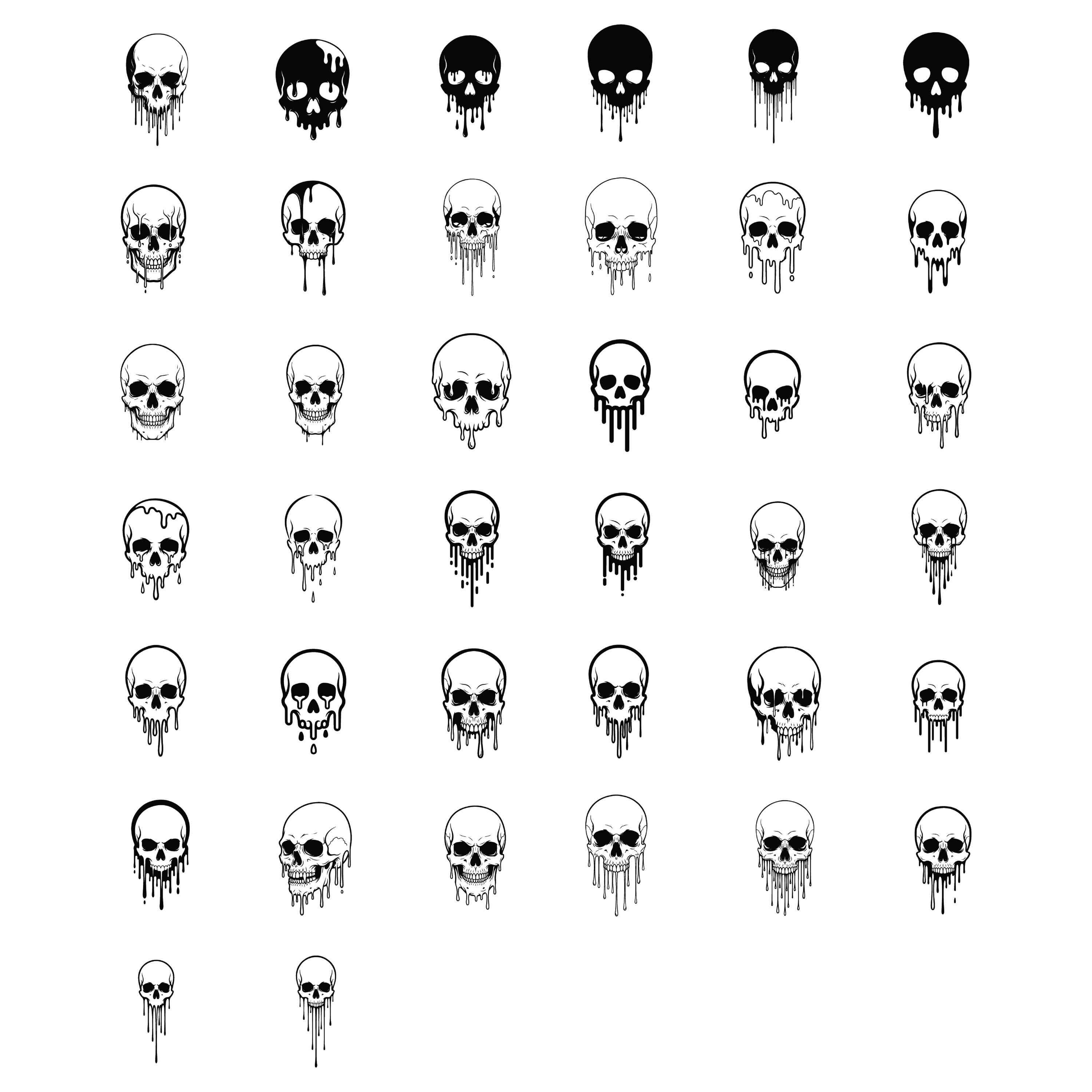Mega Skull SVG Set | 700+ Designs | 20+ Categories - Etsy