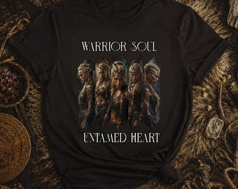 Warrior Soul Untamed Heart T-shirt | Viking Women Shirt
