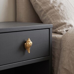 Shell Cabinet Knobs Drawer Pulls Furniture Handles Decorative Cabinet Hardware Vintage Kitchen Dresser Knobs Unique Cupboard Pulls Decor image 6
