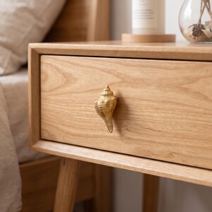 Shell Cabinet Knobs Drawer Pulls Furniture Handles Decorative Cabinet Hardware Vintage Kitchen Dresser Knobs Unique Cupboard Pulls Decor image 3