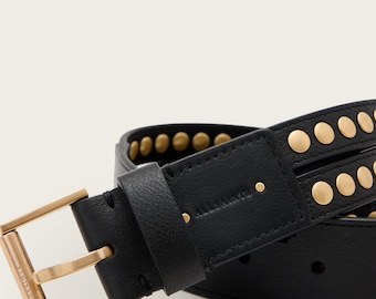 Jessica Studded Leather Belt