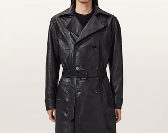 Kellett Leather Trench Coat