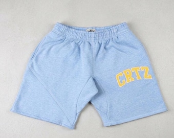 Corteiz CRTZ Logo Blue Shorts | Unisex Streetwear | Casual Summer Shorts