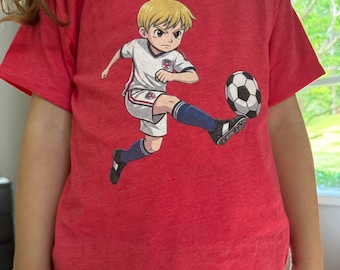 Toddler Soccer Tee | USA World Cup 2026 Fan Gear, Soft Cotton USMNT Shirt