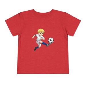 Camiseta de fútbol para niños pequeños / Equipo para fanáticos de la Copa Mundial de EE. UU. 2026, camiseta USMNT de algodón suave imagen 8