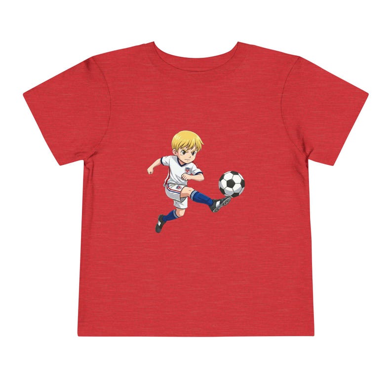 Camiseta de fútbol para niños pequeños / Equipo para fanáticos de la Copa Mundial de EE. UU. 2026, camiseta USMNT de algodón suave imagen 8