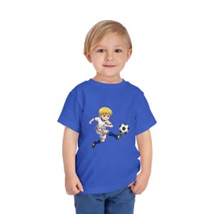 Camiseta de fútbol para niños pequeños / Equipo para fanáticos de la Copa Mundial de EE. UU. 2026, camiseta USMNT de algodón suave imagen 11