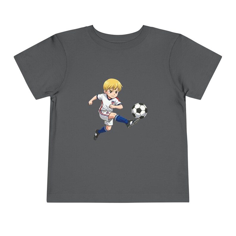 Camiseta de fútbol para niños pequeños / Equipo para fanáticos de la Copa Mundial de EE. UU. 2026, camiseta USMNT de algodón suave imagen 6