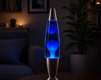 Lámpara de lava: luz ambiental retro para la decoración del dormitorio y el escritorio.