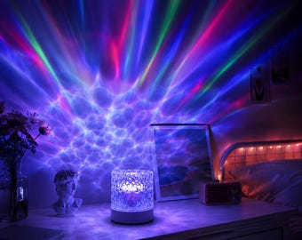 Lámpara proyector de cristal RGB – Luz ambiental para habitaciones