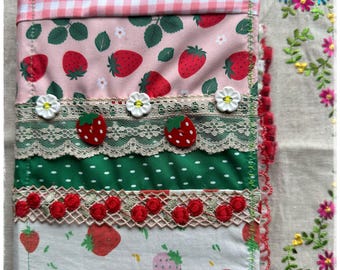 Big lovely strawberry junkjournal