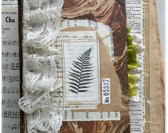 Junkjournal with spring theme