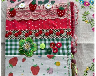 Big lovely strawberry junkjournal