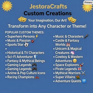 Custom digital action figure from Photo, Personalized birthday and professional digital action figures.