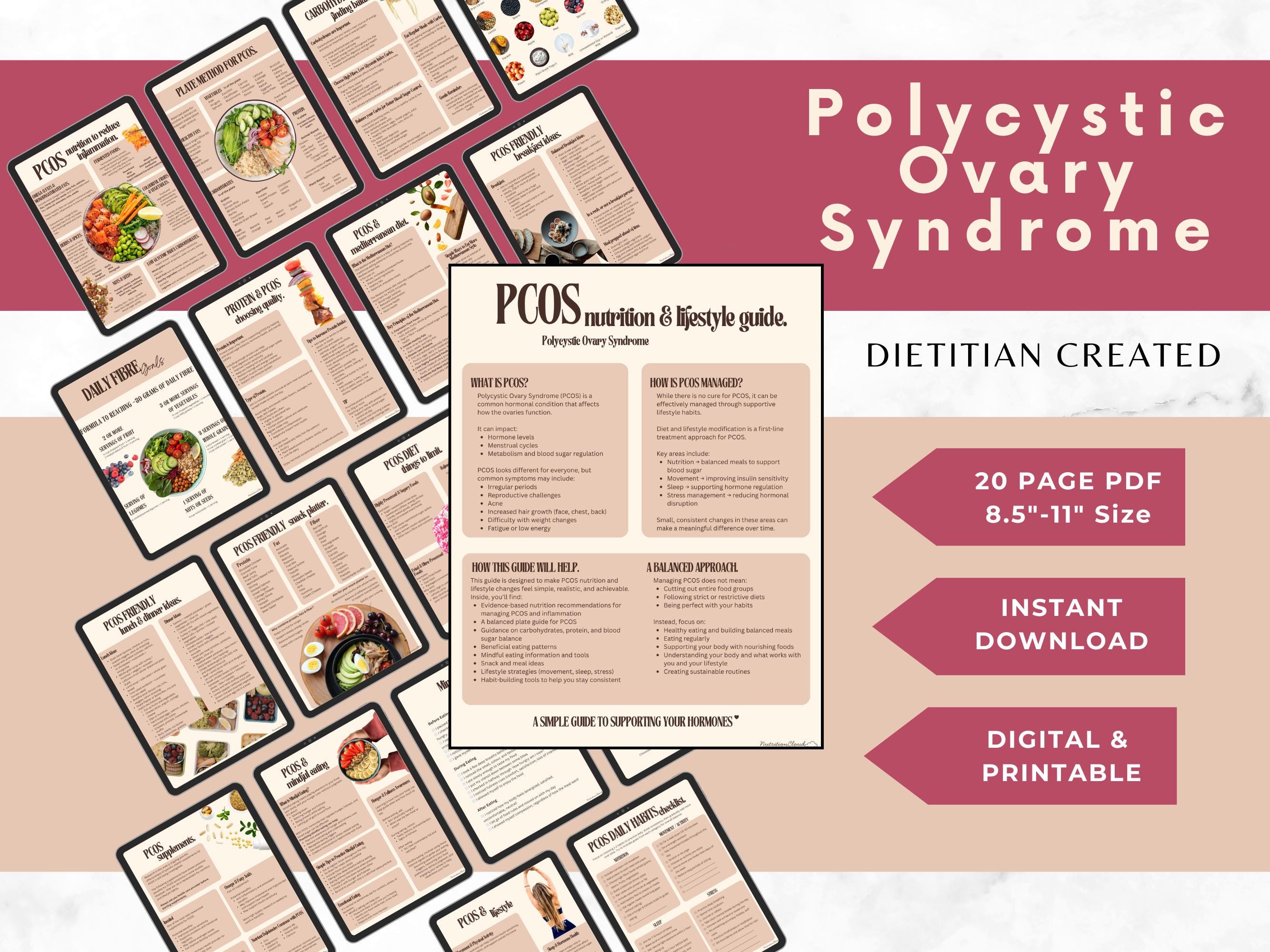 PCOS Nutrition Guide | Polycystic Ovary Syndrome | Hormone Health ...