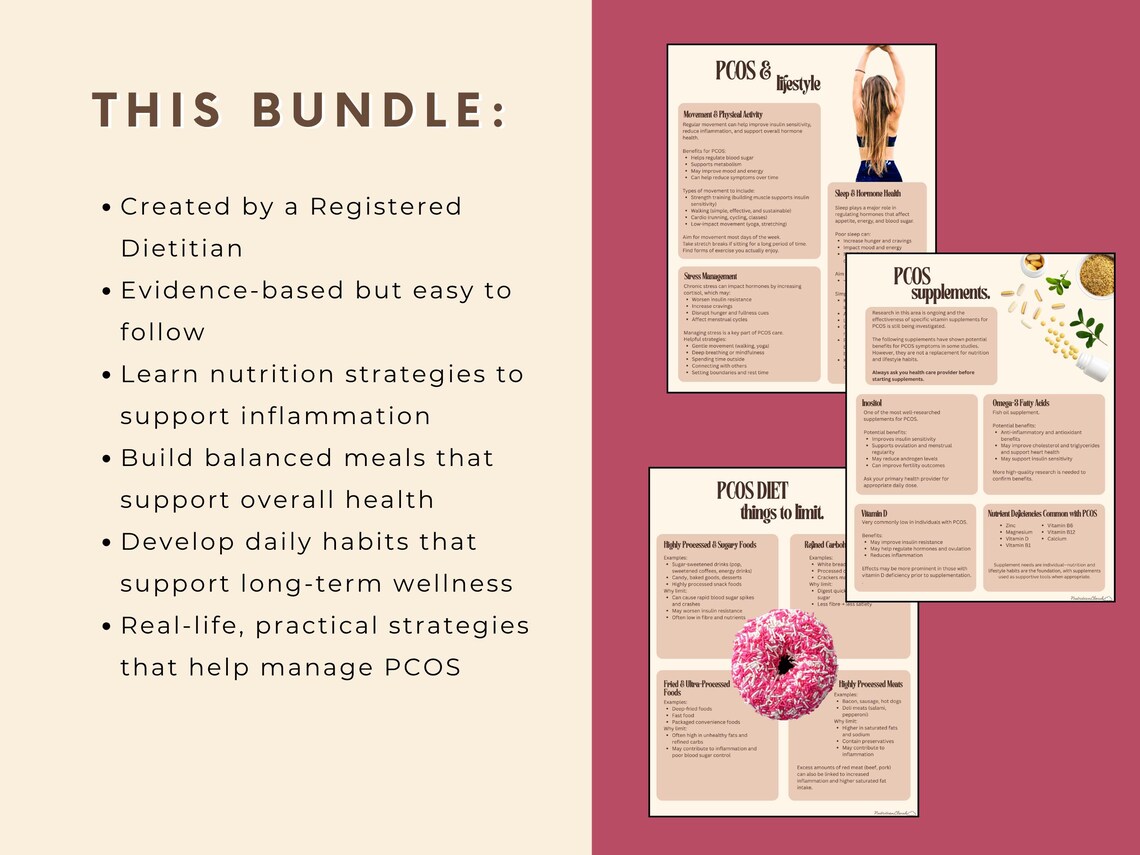 Pcos Worksheets.pdf PCOS Nutrition Guide | Polycystic Ovary Syndrome | Hormone Health ...