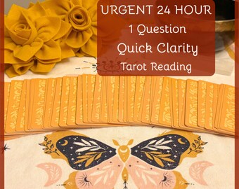Urgent Quick Clarity Tarot Reading | 24 Hour 1 Question Written Psychic Reading