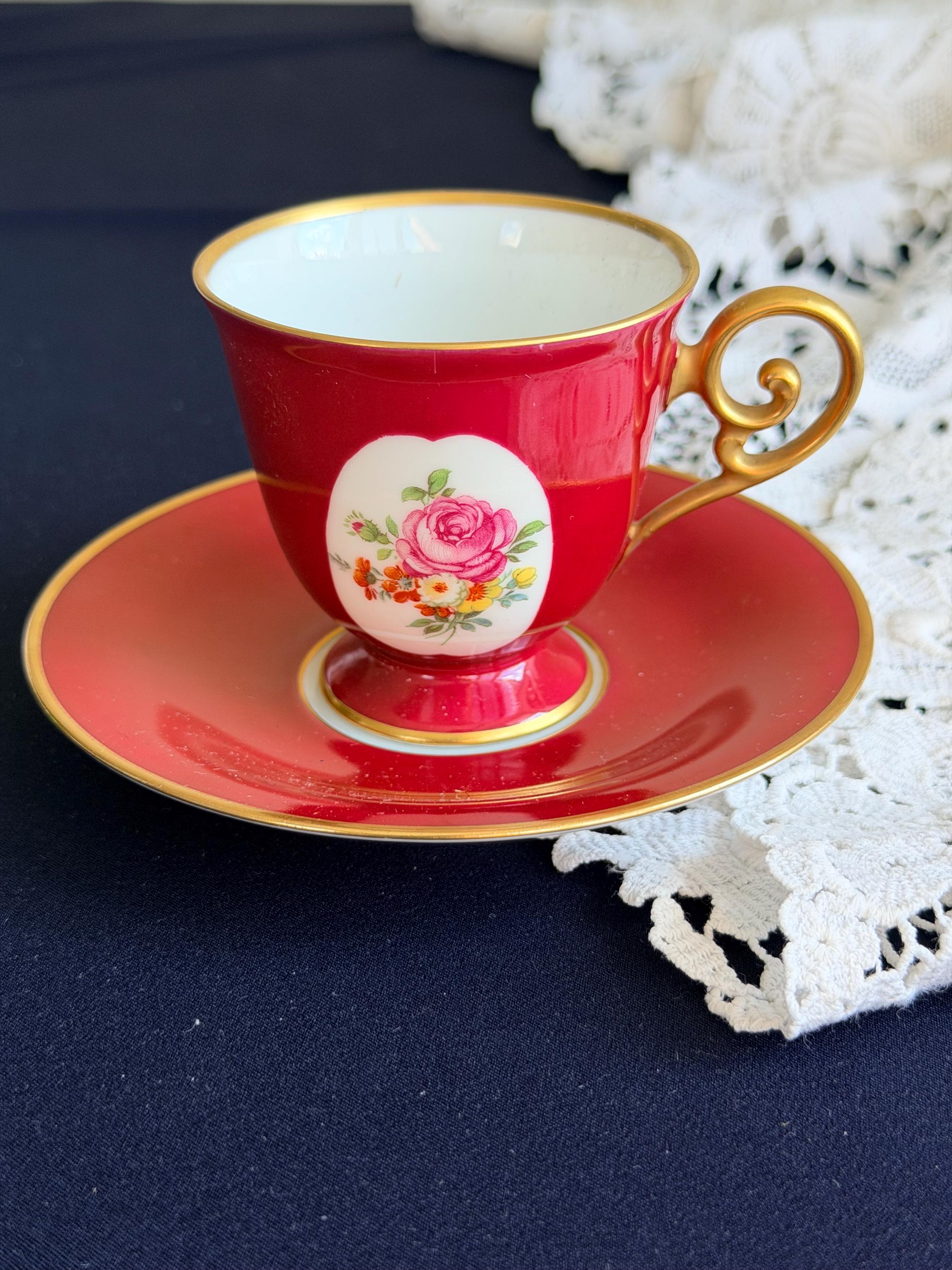 Tirschenreuth bavaria cup and saucer set - Etsy 日本