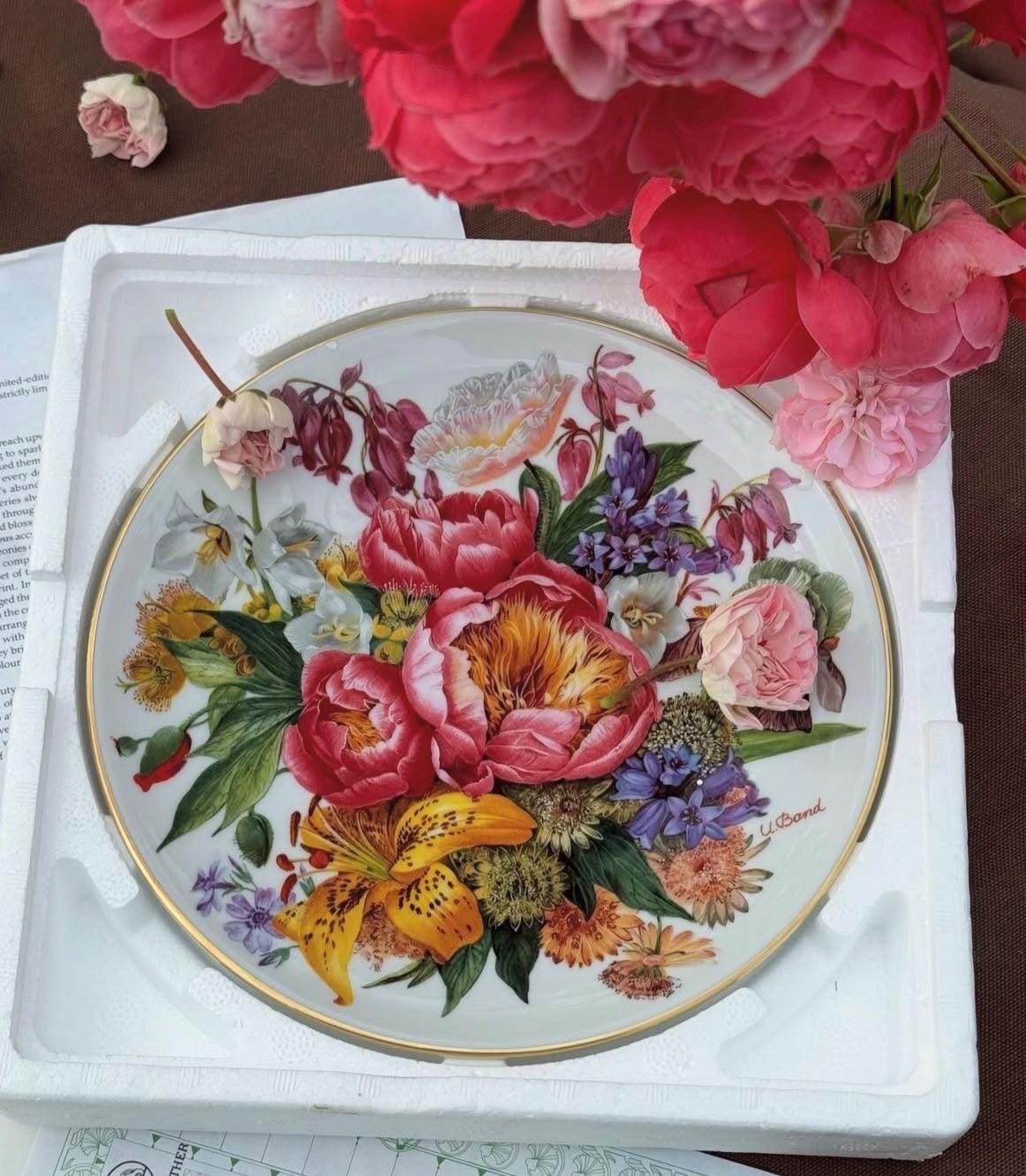 Collectible Hutschenreuther Porcelain january Plate by Ole Winther | Made in Germany | - Australia