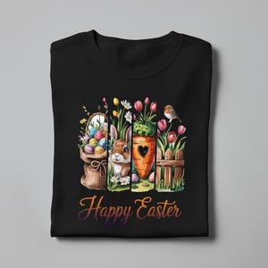 happy easter lettering png, Easter Sayings Png, Cute Bunnies Sayings, Whimsical Happy Easter Lettering Clipart, Spring Party Decor