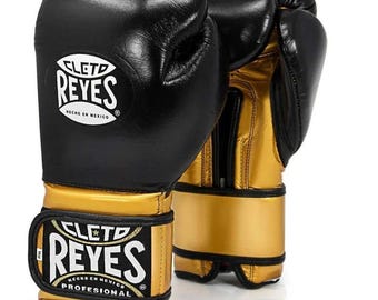 Custom “Cleto Reyes” Boxing Gloves – Personalized Leather Training Valentine Gift for Boxer