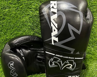 Rivale RFX Guerrero Boxhandschuhe: Personalisierte Sparringshandschuhe aus Leder, 16oz