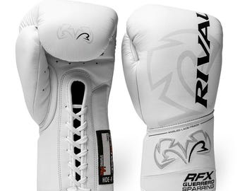 Rival RFX Guerrero Boxing Gloves: Custom Leather Sparring Gloves