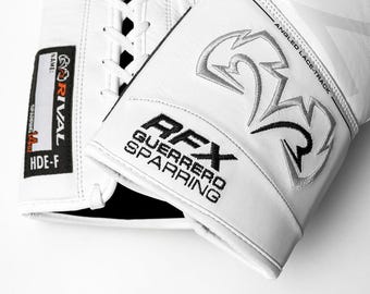 Rival RFX Guerrero Boxing Gloves: Custom Leather Sparring Gloves
