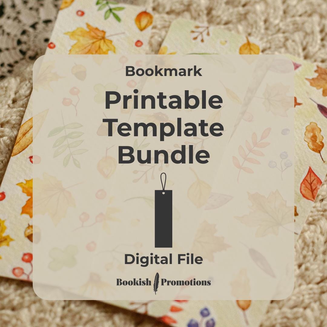 Bookmark Template Bundle Digital Download & Editable Canva File - Etsy