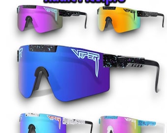 Adults Pit Vipers Sunglasses, UV400 Pit Vipers, Outdoor Sport Cycling Running Sunglasses, Sport Shades, Safety Goggles