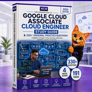 Guida di studio/Preparazione all'esame per Google Cloud Associate Engineer, 335 domande (Download digitale) immagine 1