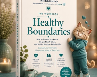 Healthy Boundaries Workbook for Couples, Set Boundaries & Communicate Your Needs, Instant Download PDF